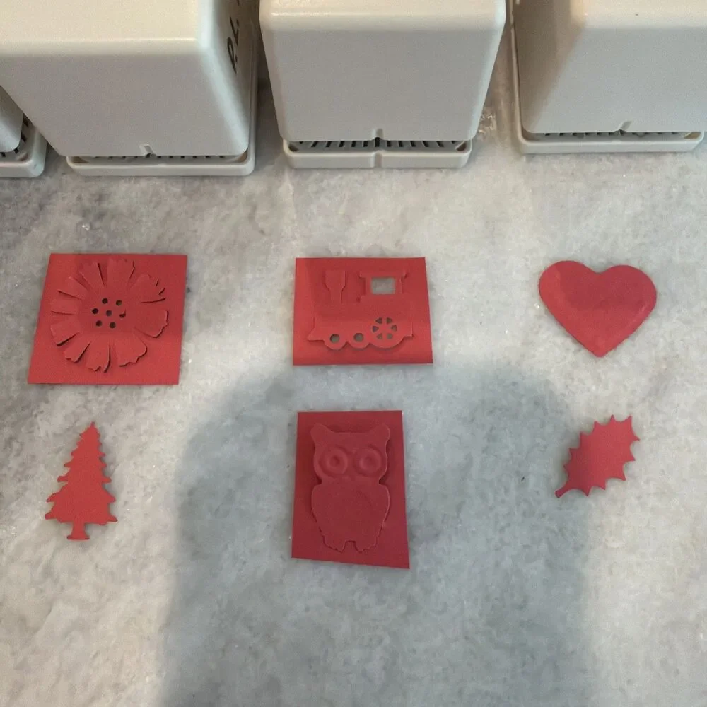 Lot Of 10 Martha Stewart Punches Flowers Hearts Bows Nature Train Etc